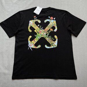 OFF-WHITE MEN'S CASUAL SHORT SLEEVE T-SHIRT XLARGE